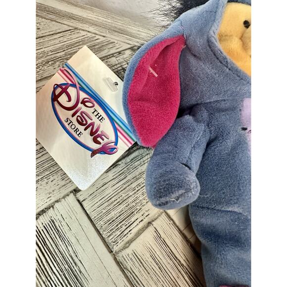 Disney Set Pooh As Eeyore & Firefly Pooh Bean Bag Toys - Picture 4 of 5